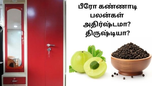 பீரோ கண்ணாடி வாஸ்து வழிகள் | Mirror Vastu & Drishti Remedies in Tamil