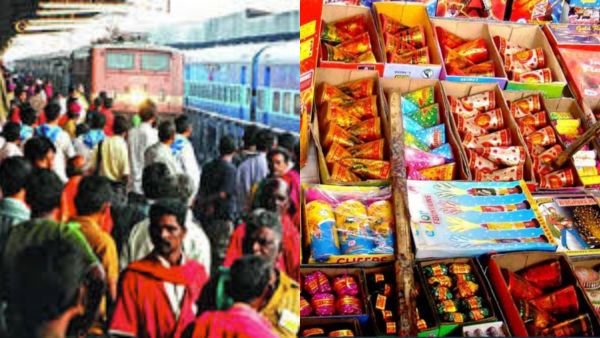 Train-ல் பட்டாசு எடுத்துச் சென்றால் Jail + Fine - Indian Railways strict action news Tamil!