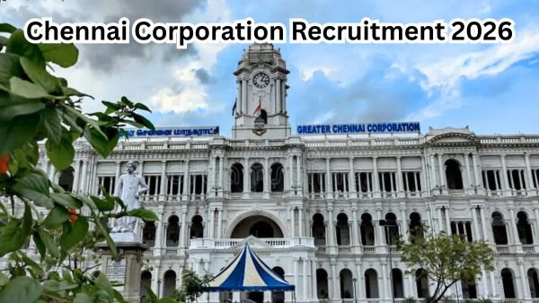 Chennai Corporation Recruitment 2026 eligibility and apply process details!