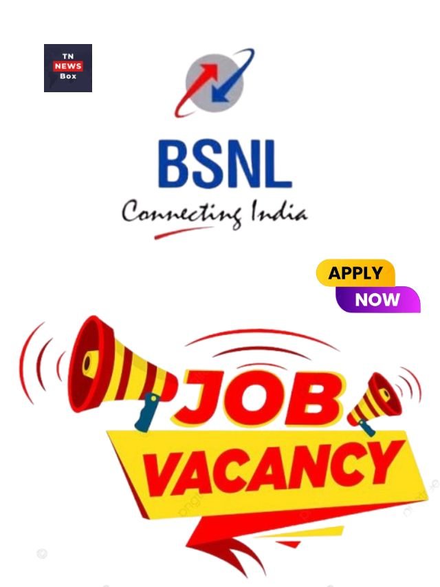 BSNL Senior Executive Trainee Recruitment 2026 for BE BTech graduates - 120 Vacancies details in Tamil.