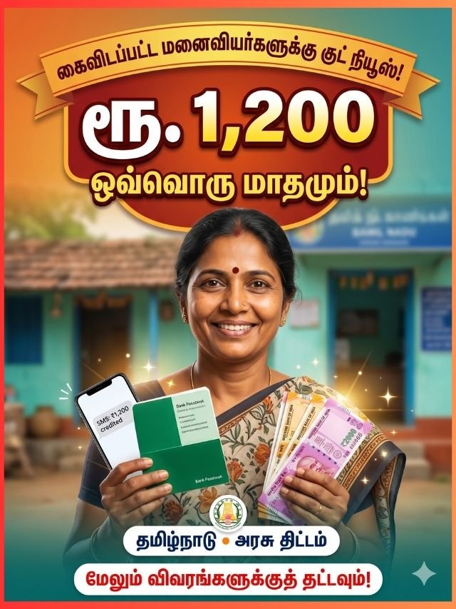 மாதம் ரூ.1,200 உதவித்தொகை பெறும் கணவனால் கைவிடப்பட்ட ஆதரவற்ற பெண் - தமிழ்நாடு அரசு ஓய்வூதியத் திட்டம்
