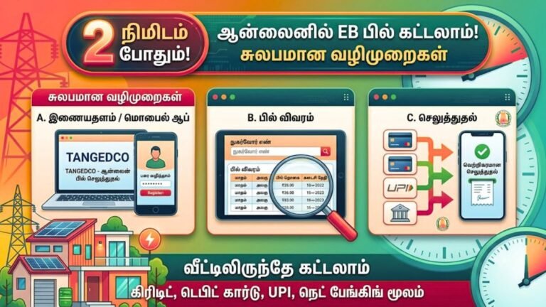2 நிமிடங்களில் ஆன்லைனில் EB பில் கட்டுவது எப்படி?