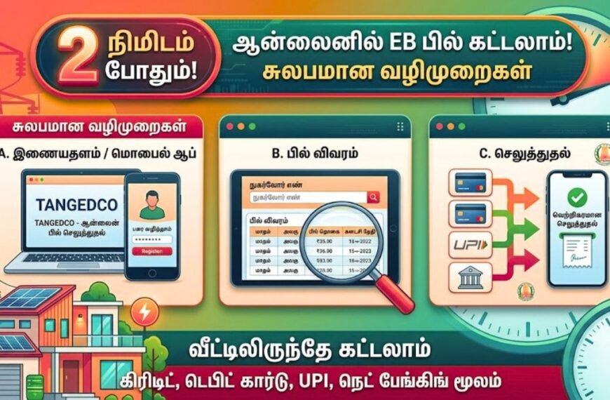 2 நிமிடங்களில் ஆன்லைனில் EB பில் கட்டுவது எப்படி?