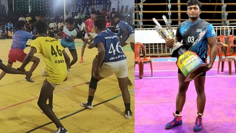 வடுவூரில் நடைபெற்ற 27-வது மாநில கபடிப் போட்டியில் உள்ளூர் அணியான வடுவூர் ஏஎம்சி அபார வெற்றி பெற்று சாம்பியன் பட்டம் மற்றும் ரூ.1 லட்சம் பரிசை வென்றது.