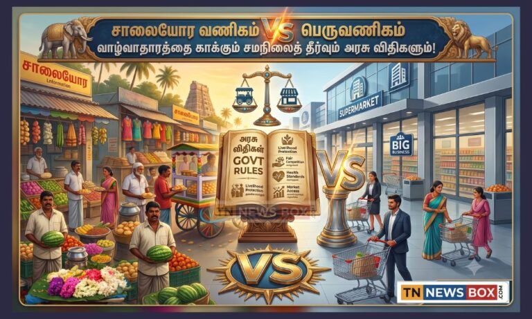 சாலையோர வணிகம் / பெருவணிகம் வாழ்வாதாரத்தைக் காக்கும் சட்ட விதிகளும் தீர்வுகளும் முகப்பு படம்